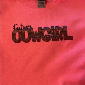 Youth xs “future cowgirl” custom made
